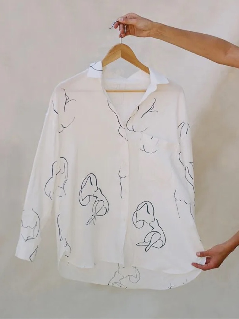 Paloma Wool Leandra figure drawing shirt